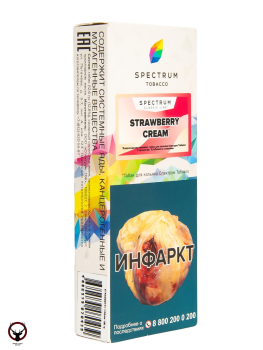 Spectrum с ароматом Клубничный крем(Strawberry cream), 100 гр.