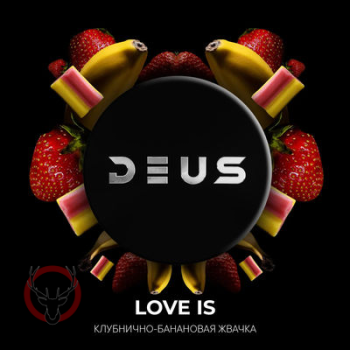 Deus с ароматом Клубнично-Банановая Жвачка (Love Is), 250гр.