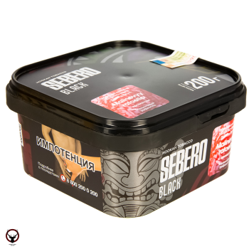 SEBERO Black с ароматом Малиновый рафаэлло (Malinovyy rafaello), 200 гр.