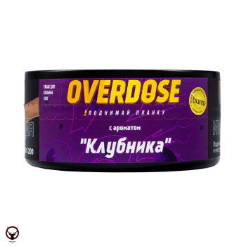 Overdose с ароматом Клубника (Strawberry), 100гр.