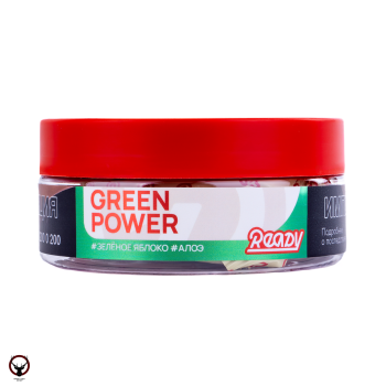 Ready с ароматом Яблоко, Алоэ (Green Power), 100гр.