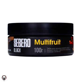SEBERO Black с ароматом Сок мультифрукт (Multifruit), 100 гр.