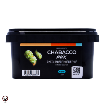Chabacco Mix Medium с ароматом Фисташковое мороженое (Pistachio Ice Cream), 200гр.
