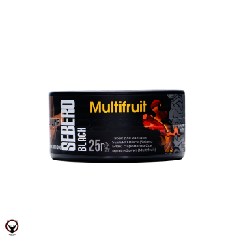 SEBERO Black с ароматом Сок мультифрукт (Multifruit), 25 гр.