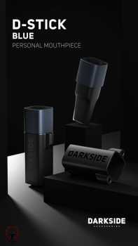 Персональный мундштук D-STICK Синий c Колпаком (Darkside)