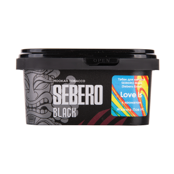 SEBERO Black с ароматом Жвачка «Лав Из» (Love is), 200 гр.