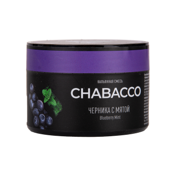 Chabacco Medium с ароматом Черника с мятой (Blueberry Mint), 40гр.