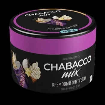 Chabacco Mix Medium с ароматом Сливочный энергетик (Creamy energy drink), 40гр.