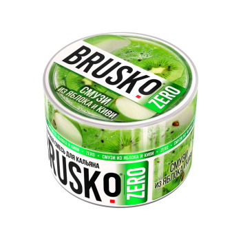 Brusko Бестабачная с ароматом Киви с яблоком, 50гр.