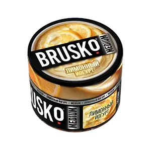 Brusko Бестабачная с ароматом Лимонный йогурт, 50гр.
