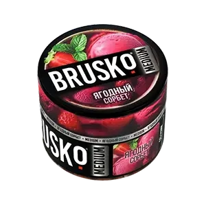 Brusko Бестабачная с ароматом Ягодный сорбет, 50гр.