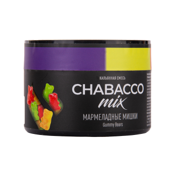 Chabacco Mix Medium с ароматом Мармеладные мишки (Gummy Bears), 40гр.