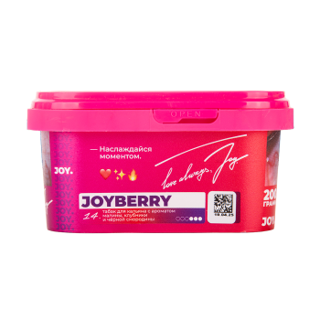 Joy с ароматом Малина, Клубника, Черная смородина (Joyberry), 200 гр.