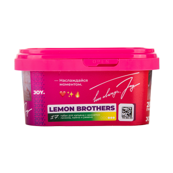 Joy с ароматом Лимон, лайм, ревень (Lemon Brothers), 200 гр.