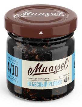 Muassel Medium с ароматом Небесный релакс, 40 гр.