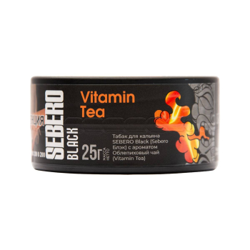 SEBERO Black с ароматом Облепиховый чай (Vitamin Tea), 25 гр.
