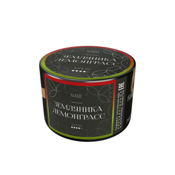 NАШ Black с ароматом Земляника лемонграсс, 40гр.