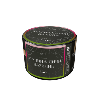 NАШ Black с ароматом Малина личи базилик, 40гр.