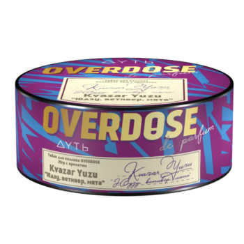 Overdose с ароматом Юдзу, ветивер, мята (Kvazar Yuzu De Parfum), 100гр.