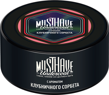Табак Must Have - С Ароматом Клубничного Сорбета 125 гр.
