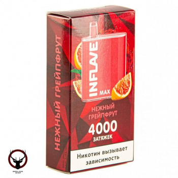 INFLAVE MAX Нежный грейпфрут (4000 затяжек) МРК