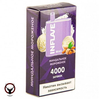 INFLAVE MAX Миндальное мороженое (4000 затяжек) МРК