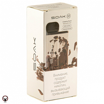 SOAK M Creamy Rum 4000 затяжек МРК