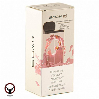 SOAK M Strawberry Cream Dream 4000 затяжек МРК
