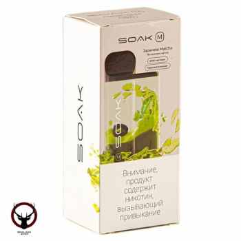 SOAK M Japanese Matcha 4000 затяжек МРК