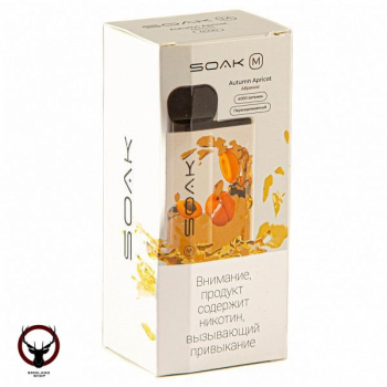SOAK M Autumn Apricot 4000 затяжек МРК