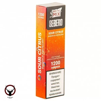 SEBERO Arctic Mix Sour Citrus (1200 затяжек) МРК