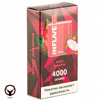 INFLAVE MAX Фрукт дракона (4000 затяжек) МРК