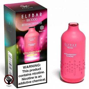 ELF BAR BB Strawberry Sundae (3000 затяжек) 20 мг МРК