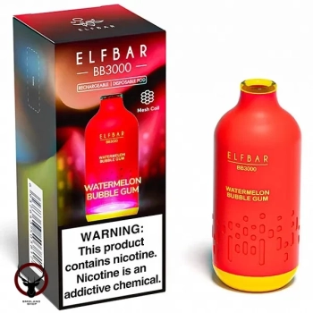 ELF BAR BB Watermelon Bubble Gum (3000 затяжек) 20 мг МРК