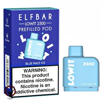 Картридж Elf Bar Lowit 2500 20 мг, 6 мл (Blue Razz Ice) МРК