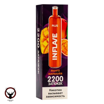 INFLAVE PLUS Манго Маракуйя (2200 затяжек) МРК