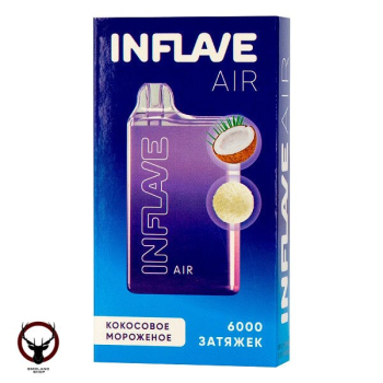 INFLAVE AIR Кокосовое мороженое (6000 затяжек) МРК