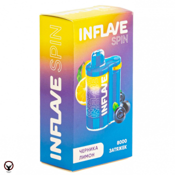 INFLAVE SPIN Черника лимон (8000 затяжек) МРК