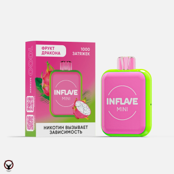 INFLAVE MINI Фрукт дракона (1000 затяжек) МРК