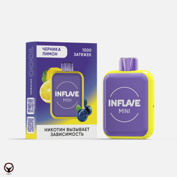 INFLAVE MINI Черника лимон (1000 затяжек) МРК