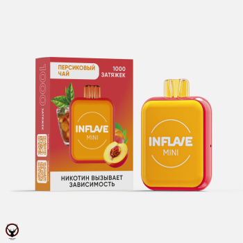 INFLAVE MINI Персиковый чай (1000 затяжек) МРК