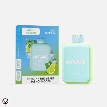 INFLAVE MINI Лайм мохито (1000 затяжек) МРК