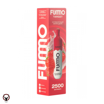 FUMMO TARGET Клубничный милкшейк (2500 затяжек) МРК