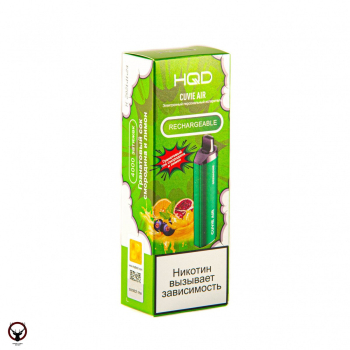 HQD Cuvie AIR Гранатовый сок, смородина и лимон (4000 затяжек) МРК