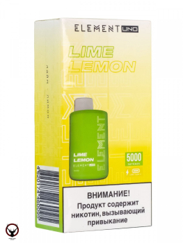 ELEMENT UNO Лайм лимон (5000 затяжек) МРК