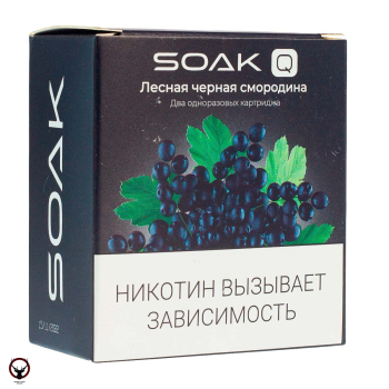 Картридж SOAK Q Лесная чёрная смородина (2шт) МРК