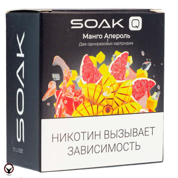 SOAK Q Манго апероль 3000 затяжек МРК