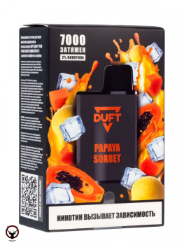 DUFT Papaya Sorbet (7000 затяжек) МРК