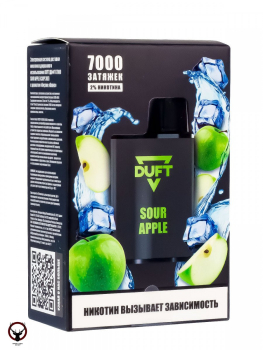 DUFT Sour Apple (7000 затяжек) МРК