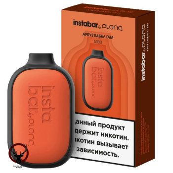 PLONQ INSTABAR Арбуз баббл гам (5000 затяжек) 20 мг МРК